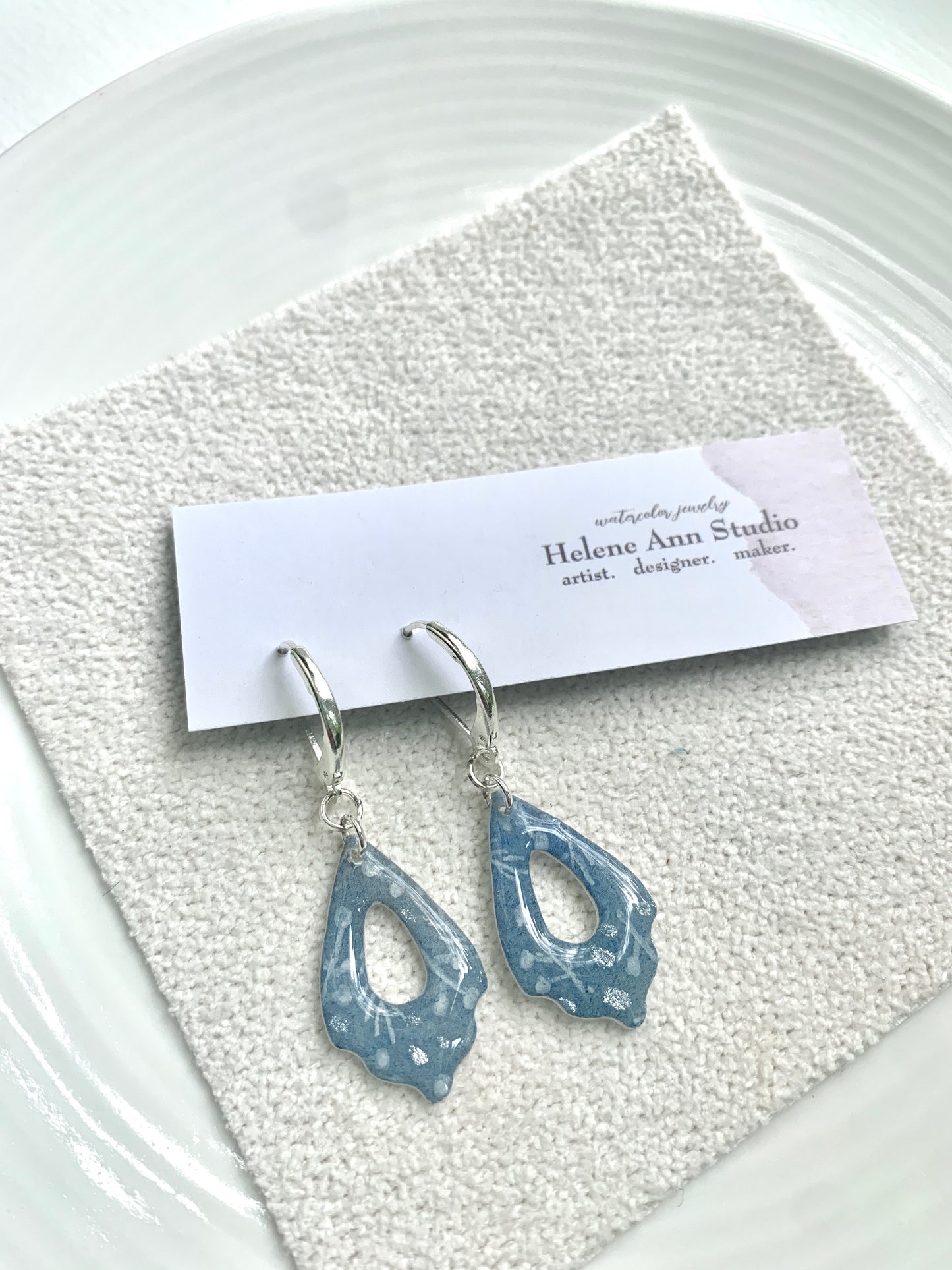 Winter's Frost Collection: Moroccan Donut Dangles