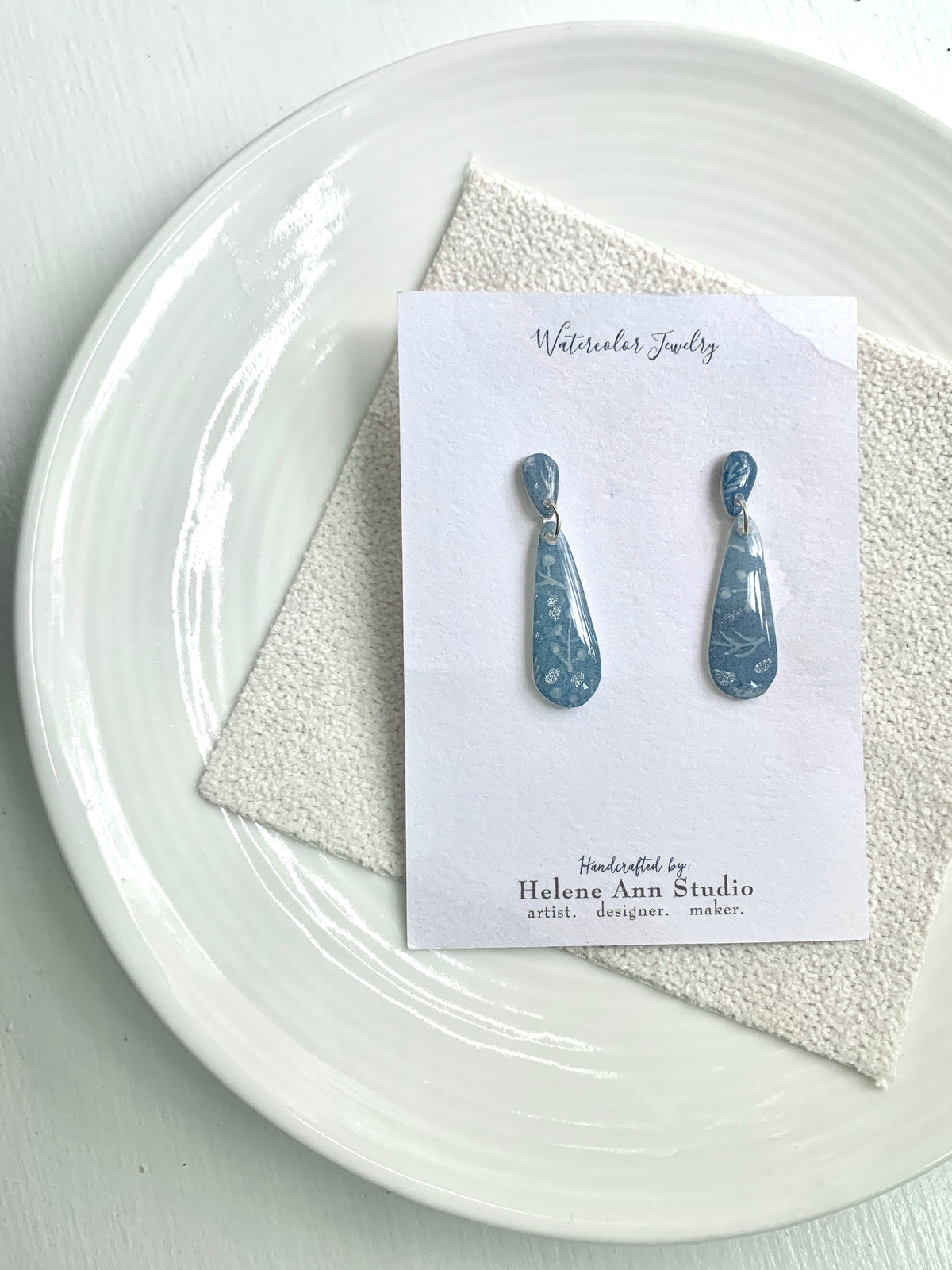 Winter's Frost Collection: Thin Teardrops