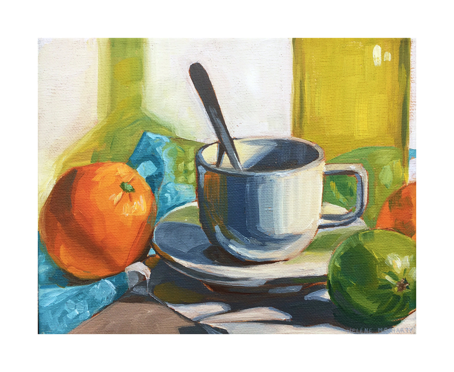 'Citrus Morning': Fine Art Giclee Print from Original Oil Painting