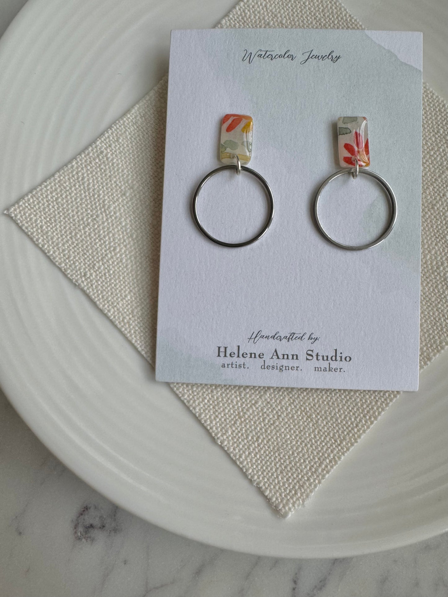 Leaves Collection: Circle Dangles