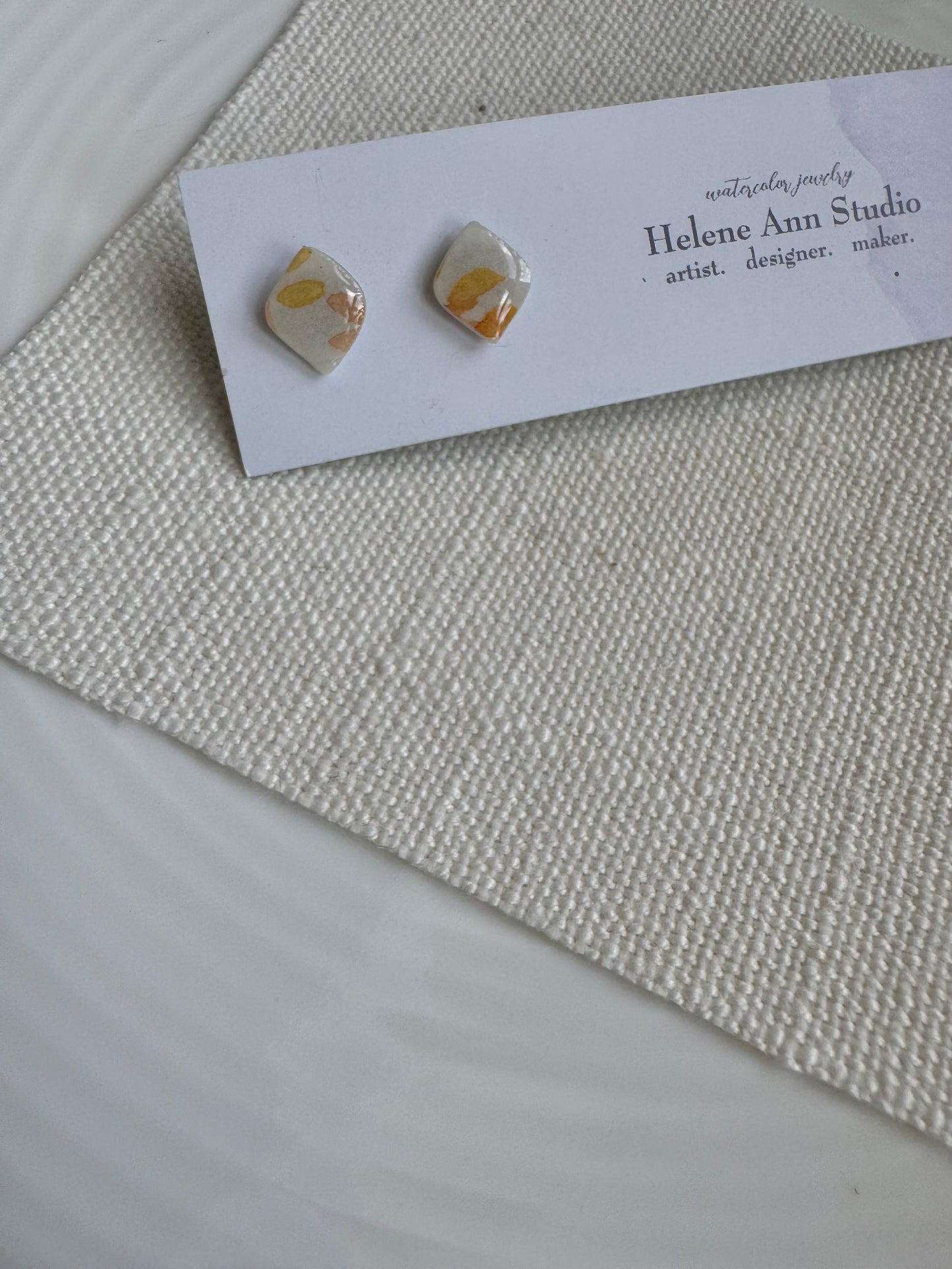 Leaves Collection: Diamond Buttons