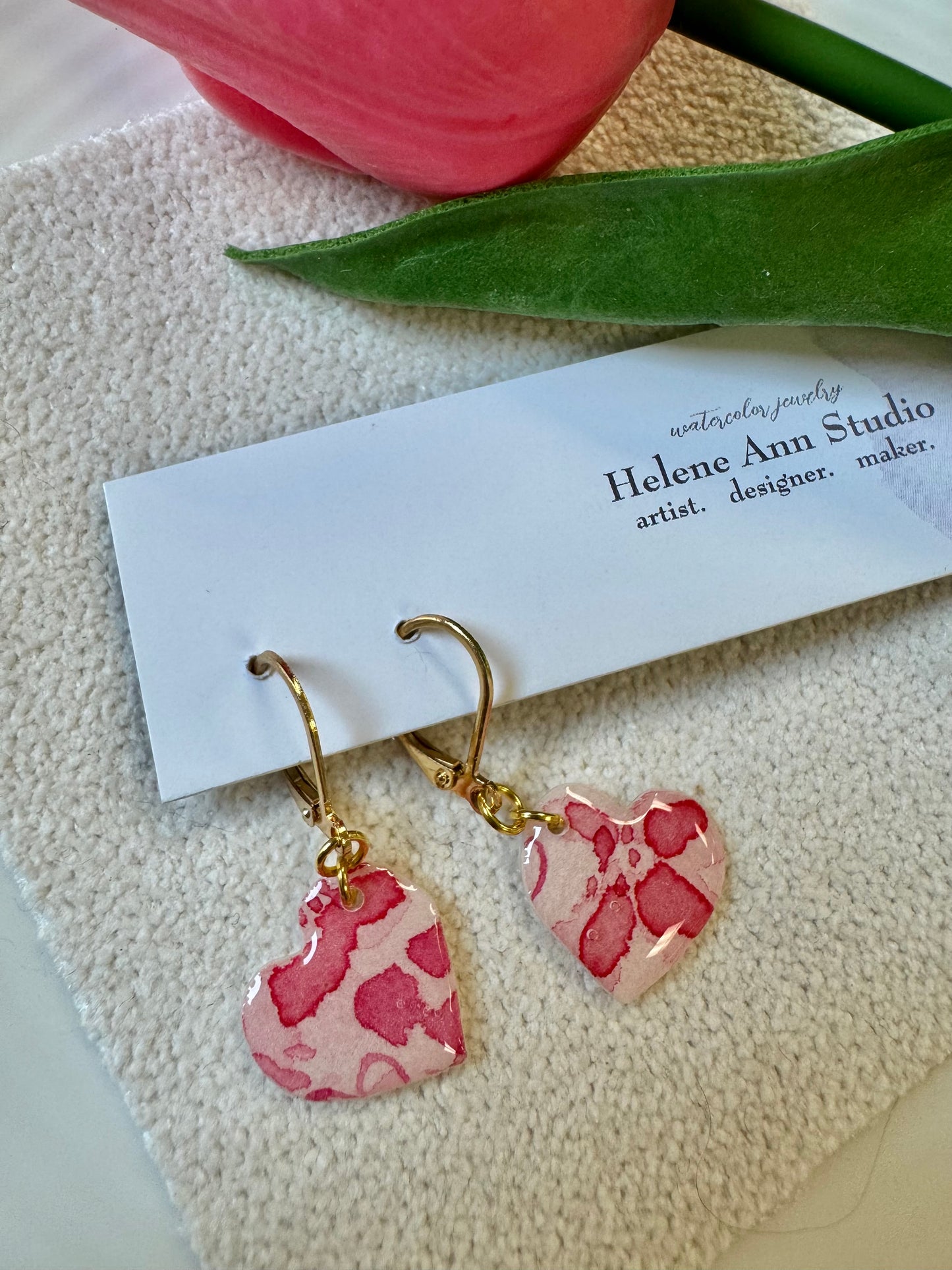 Pretty in Pink Collection: Heart Dangles