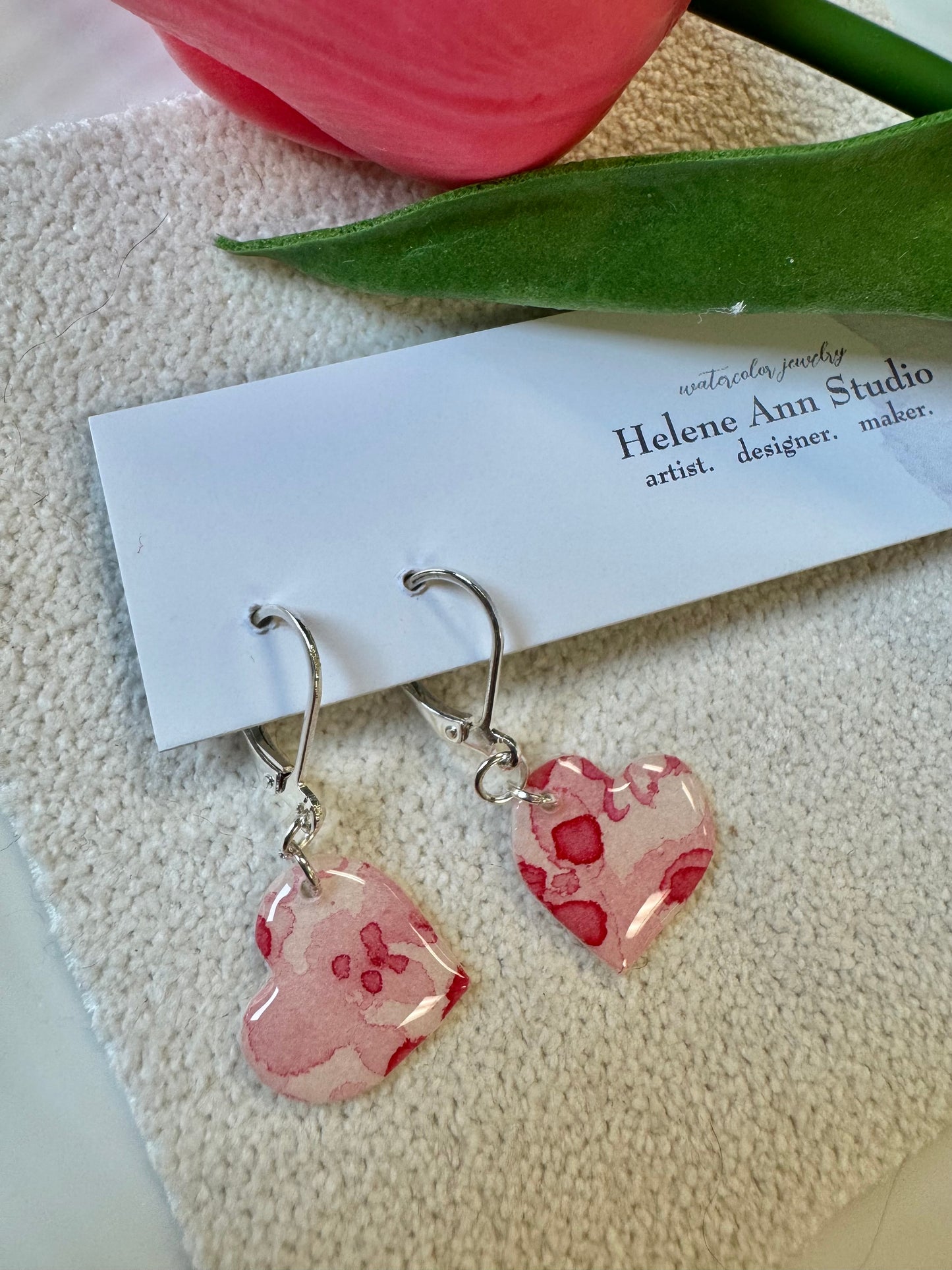 Pretty in Pink Collection: Heart Dangles