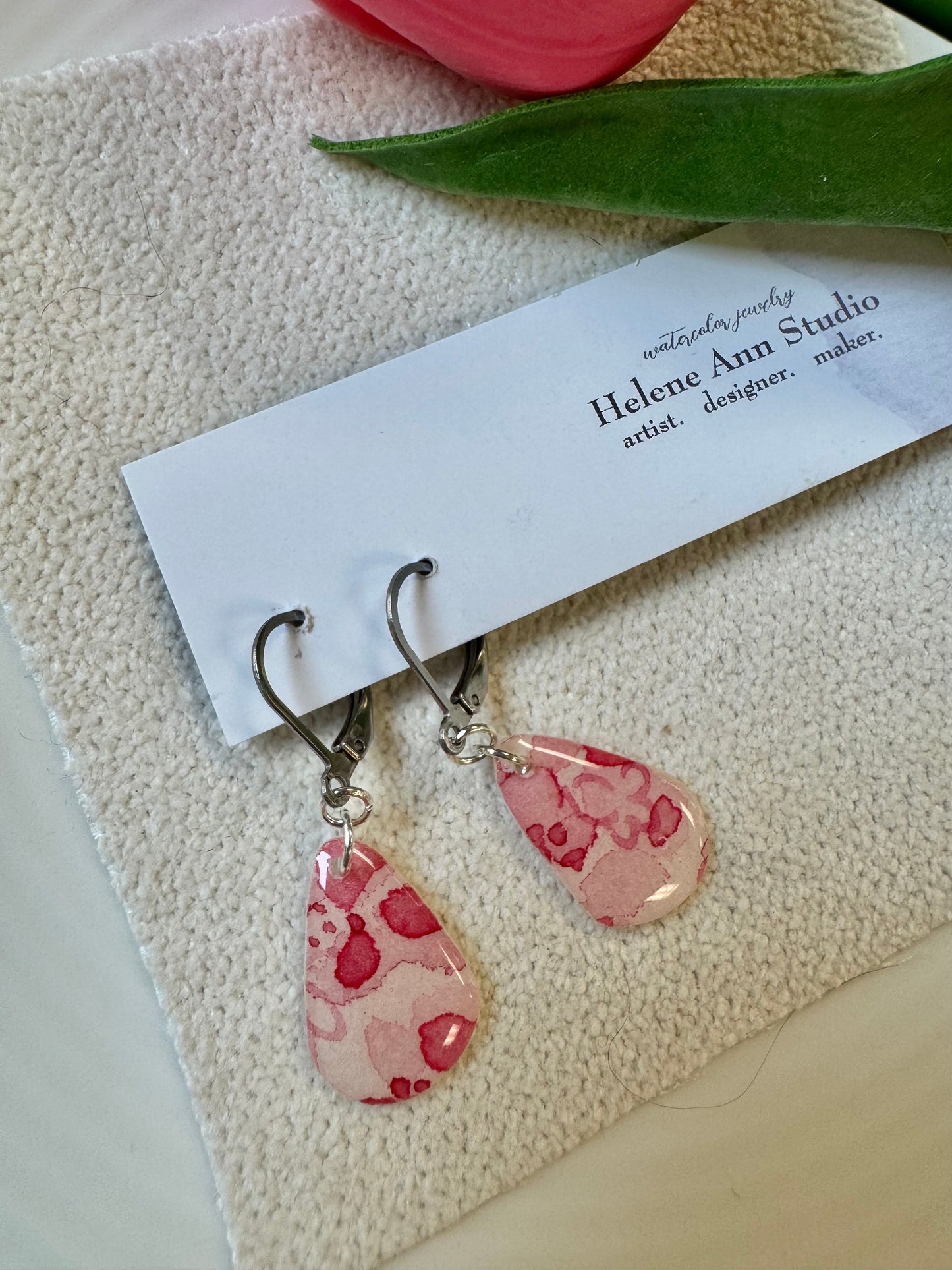 Pretty in Pink Collection: Teardrop Dangles