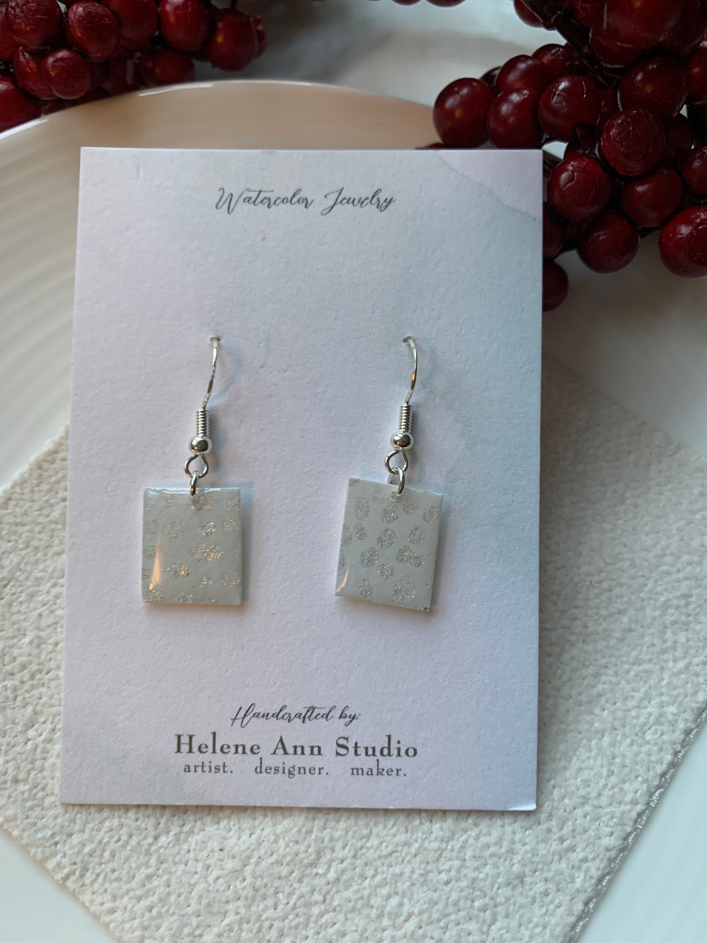 Winterberry Collection: Dangle Rectangles