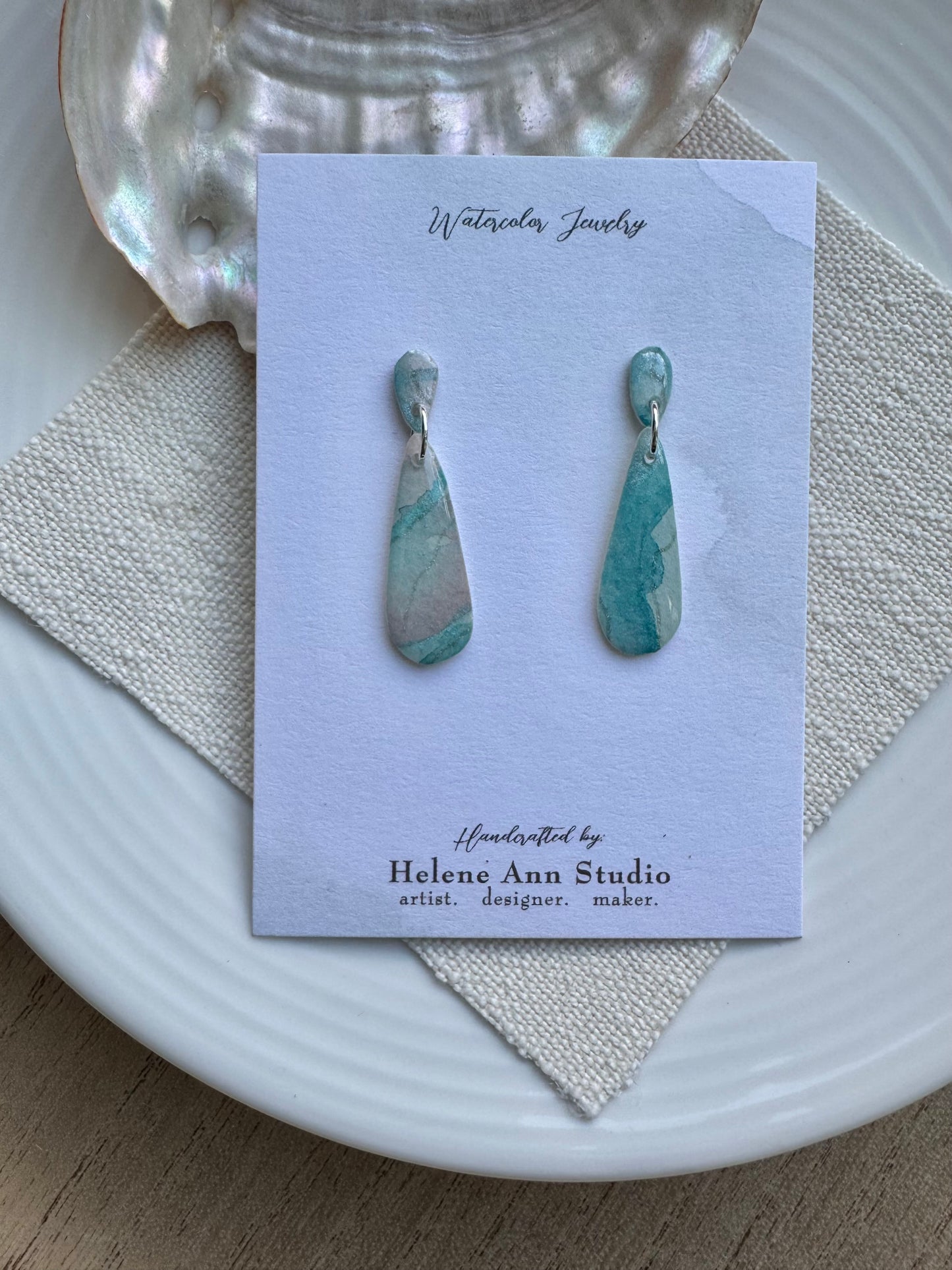 Oyster Shell Collection: Teardrops