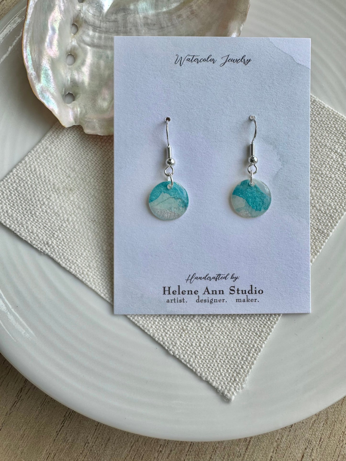 Oyster Shell Collection: Dangle Buttons
