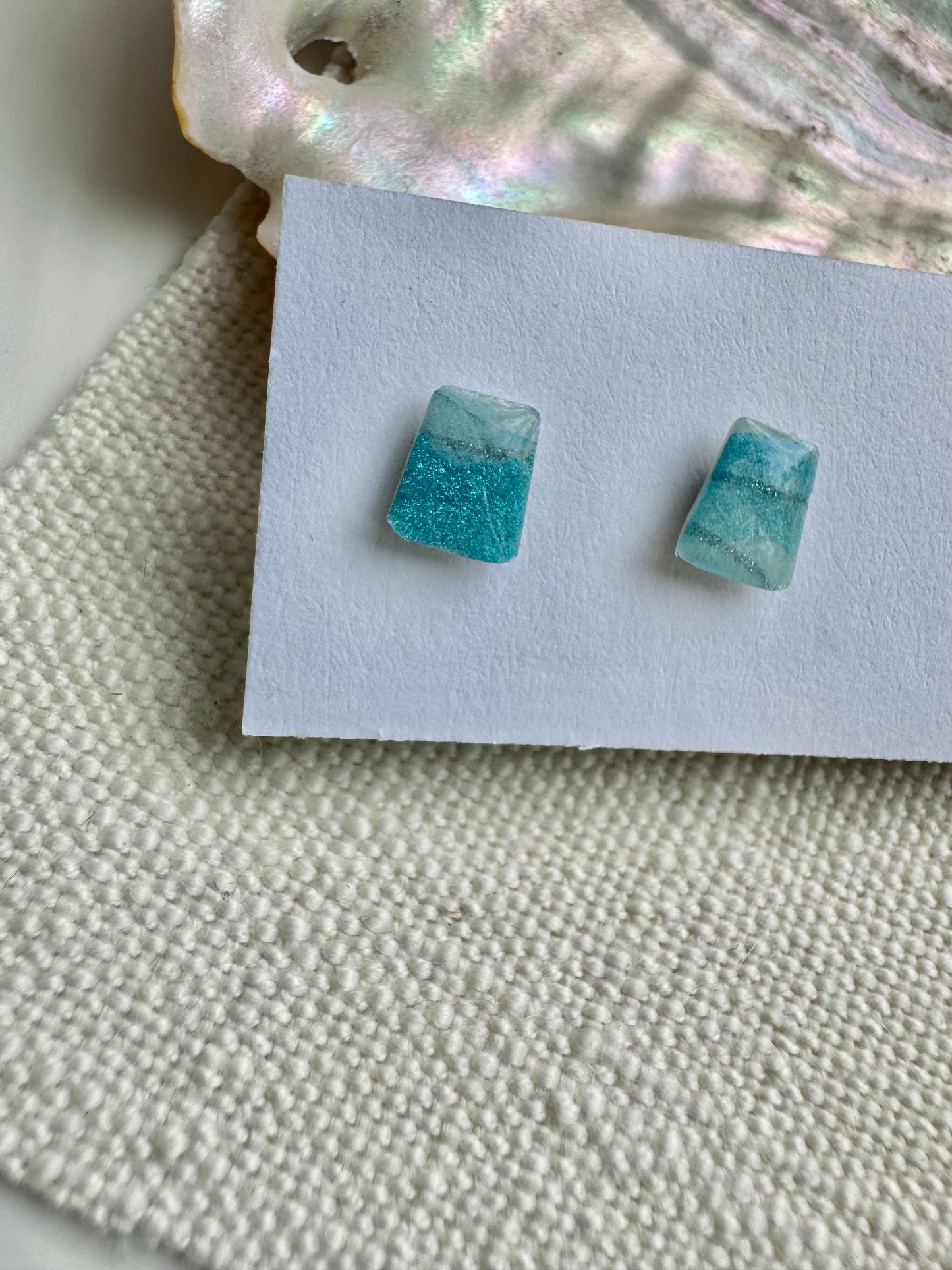Oyster Shell Collection: Square Buttons