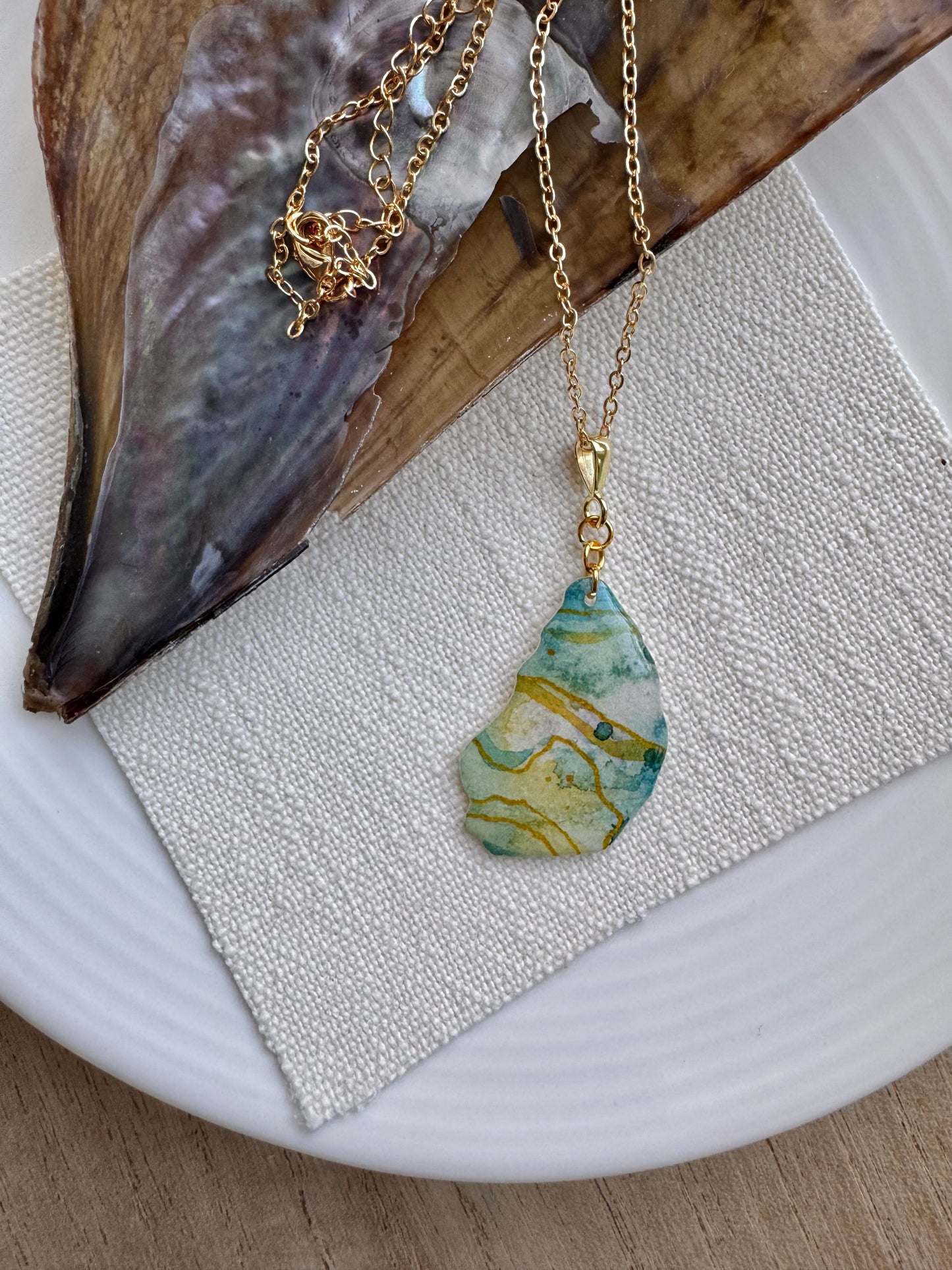 Blue Iridescence Collection: Necklace