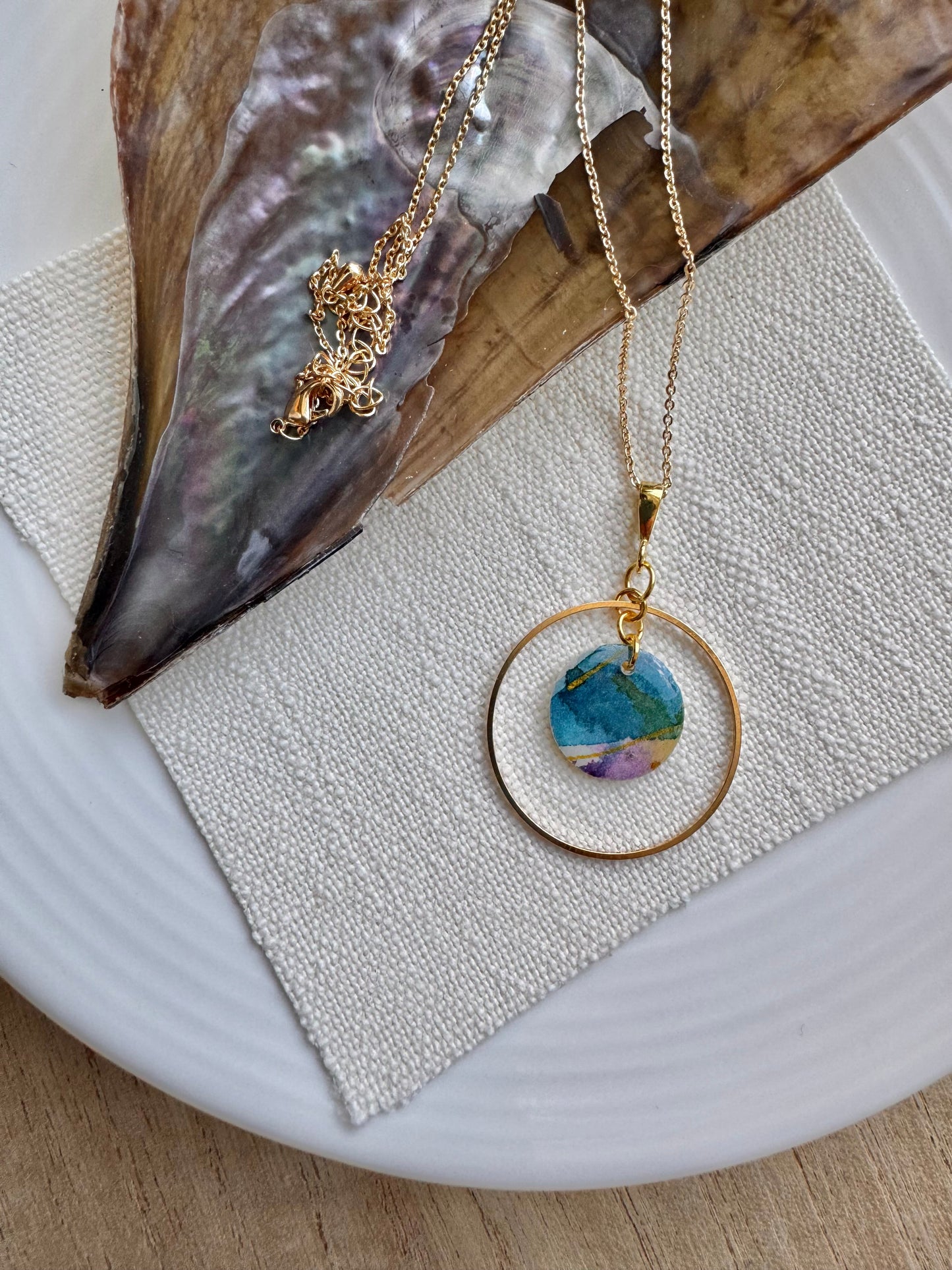 Blue Iridescence Collection: Necklace