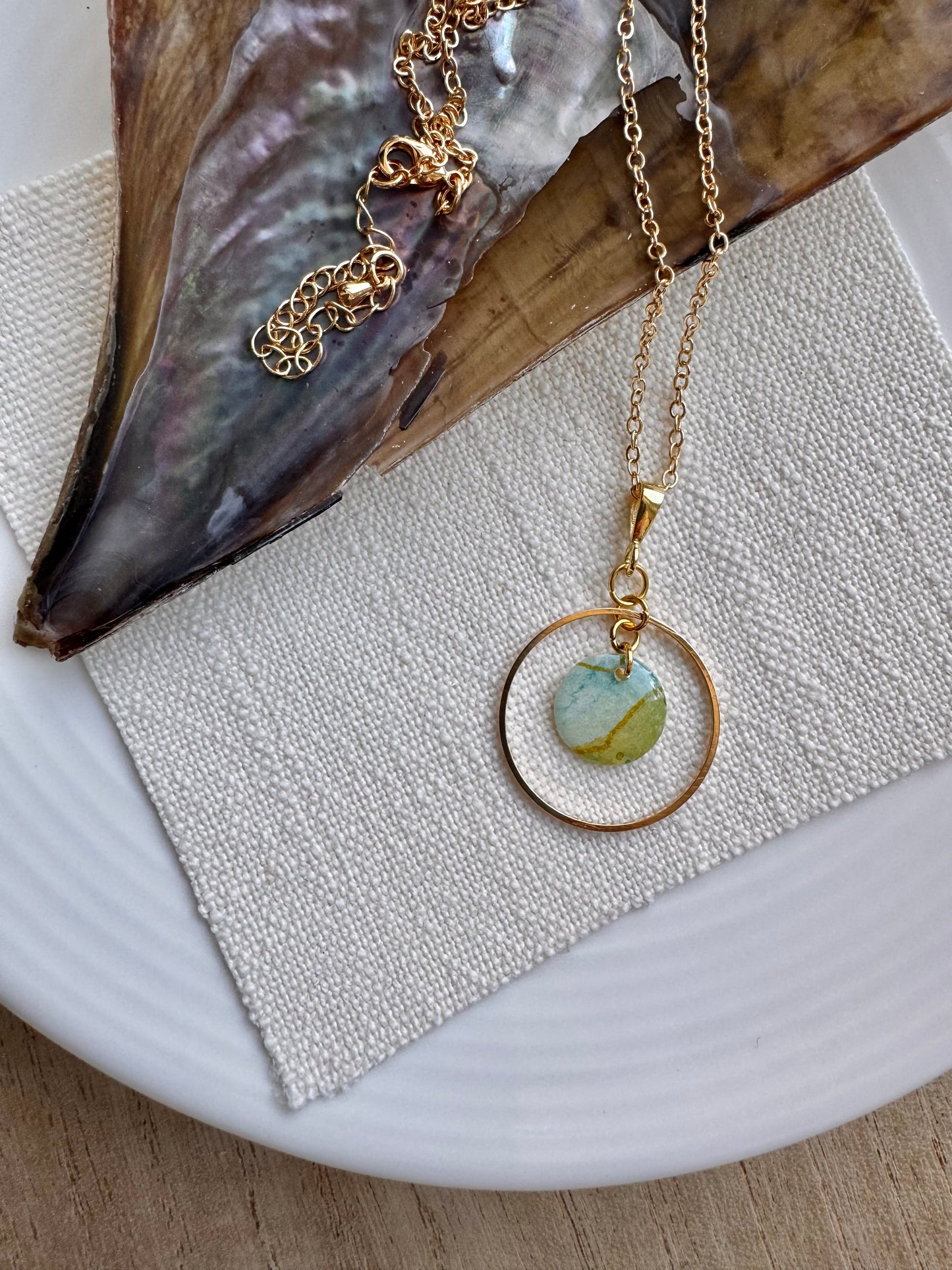 Blue Iridescence Collection: Necklace