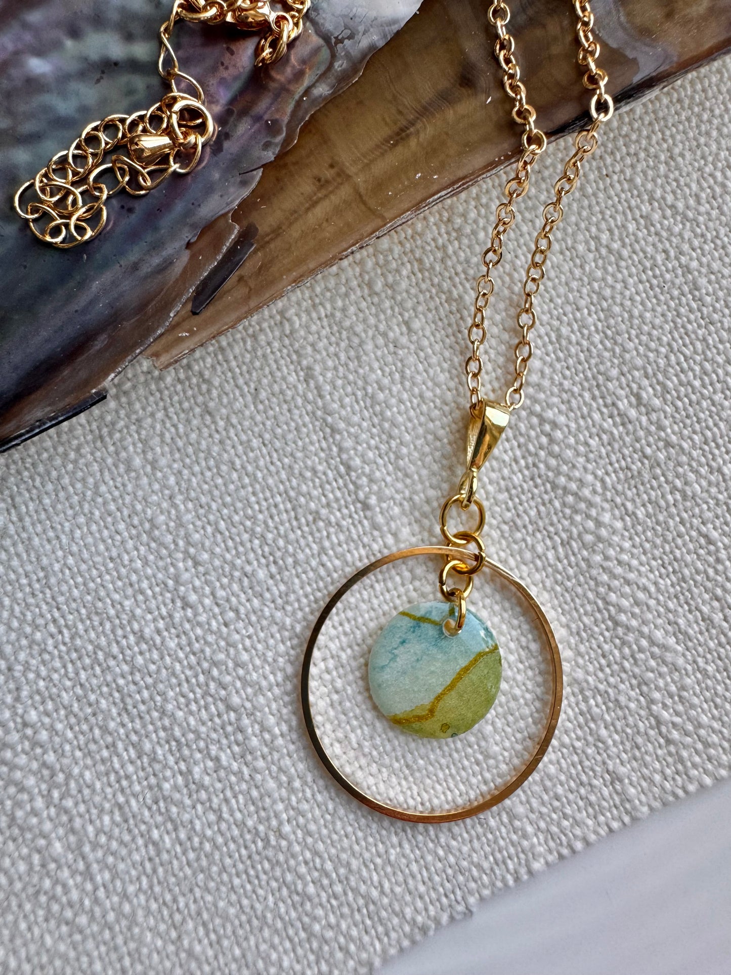 Blue Iridescence Collection: Necklace