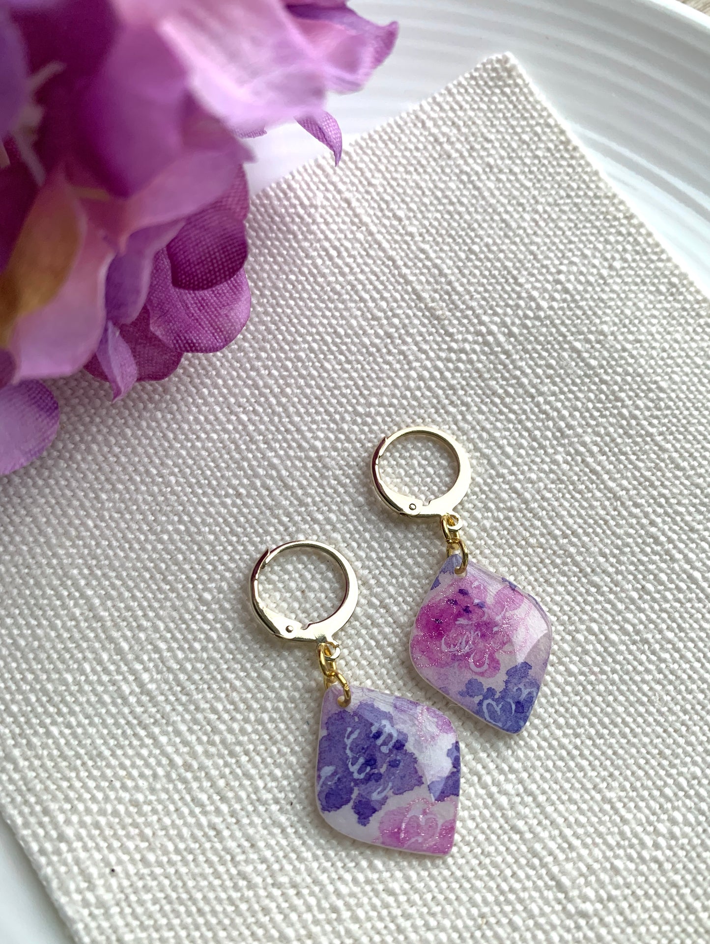 Hydrangea Collection: Diamond Dangles