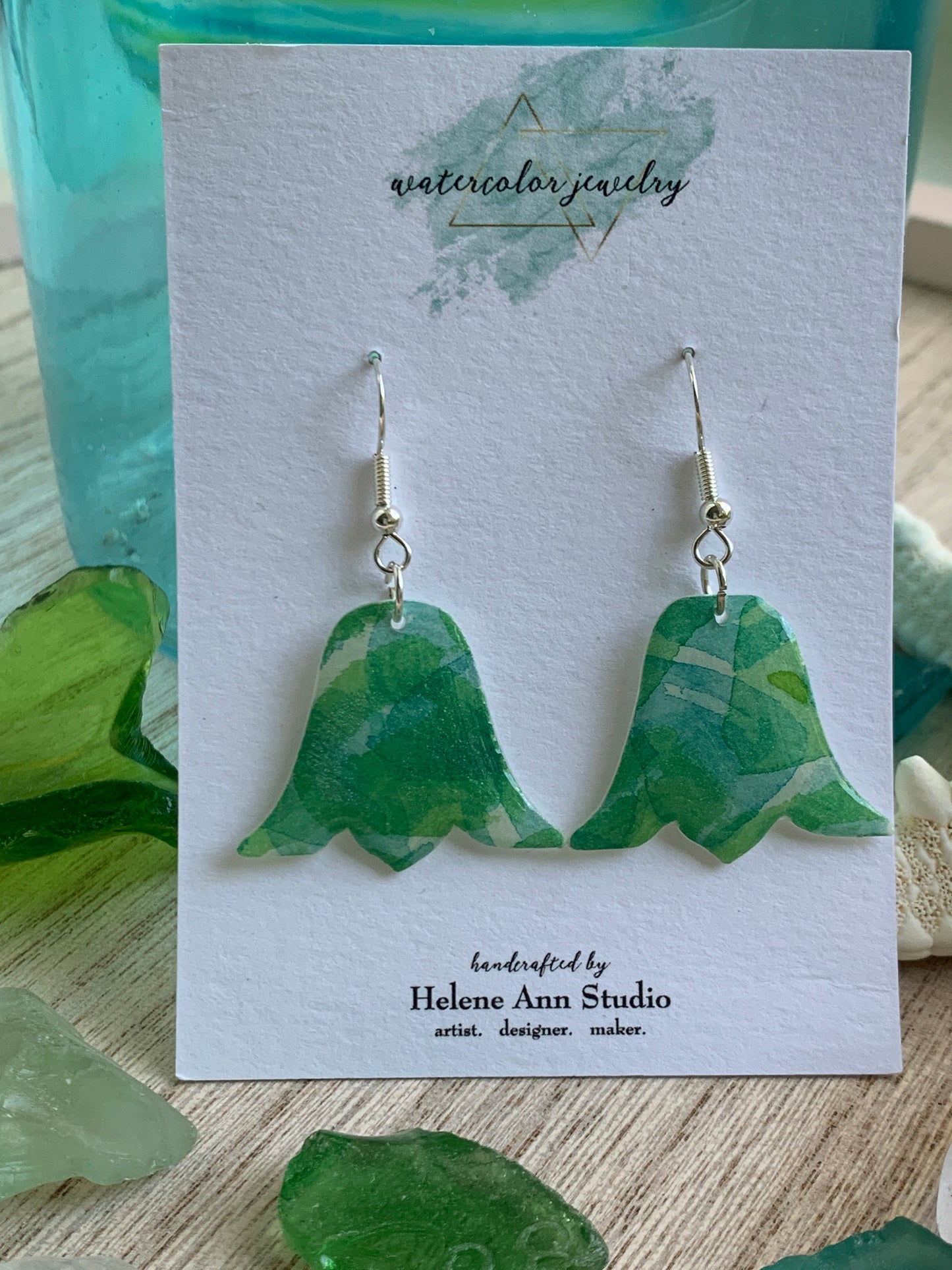 Sea Glass Collection: Dangle Tulips