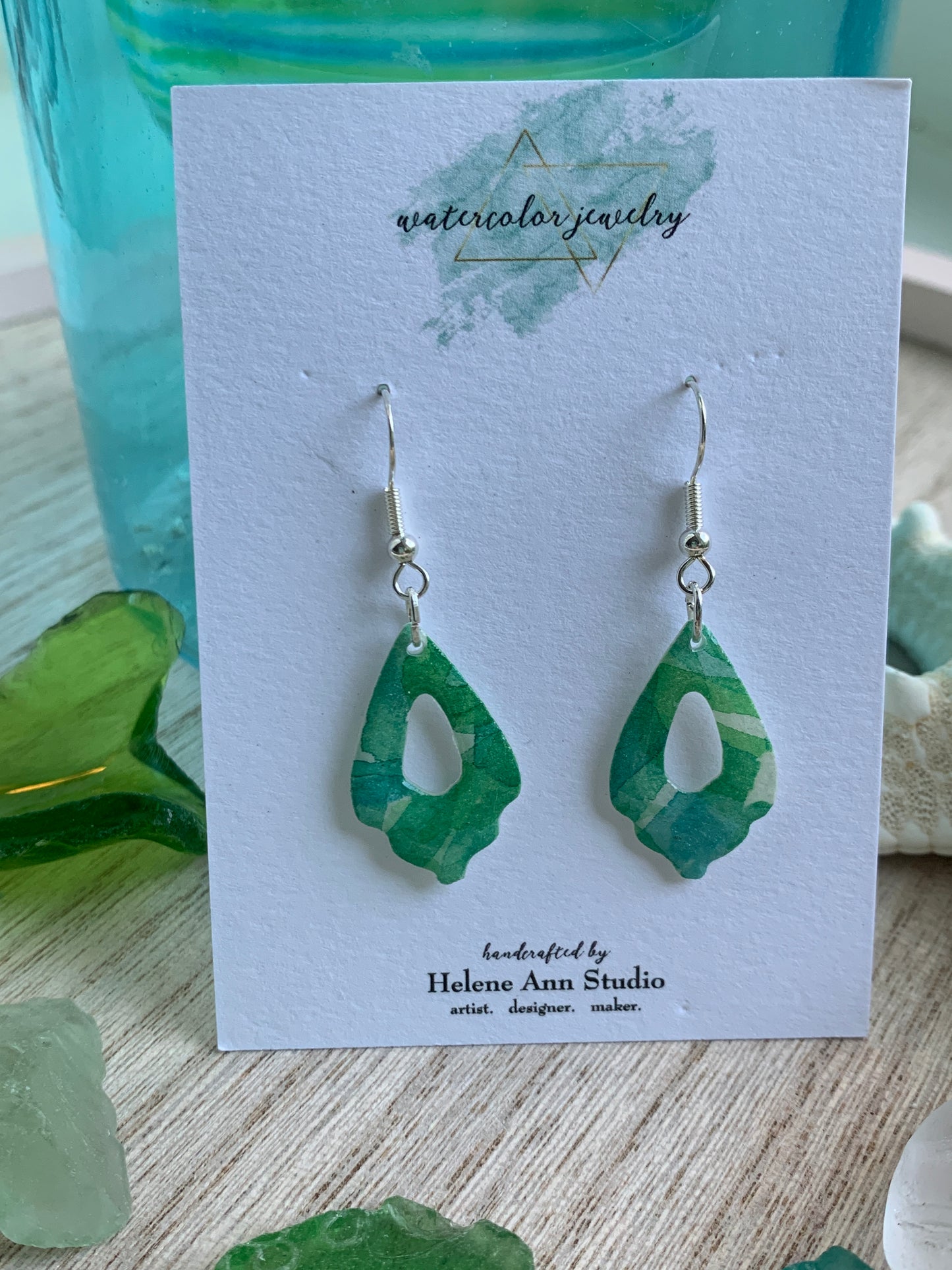 Sea Glass Collection: Dangle Moroccan Donuts