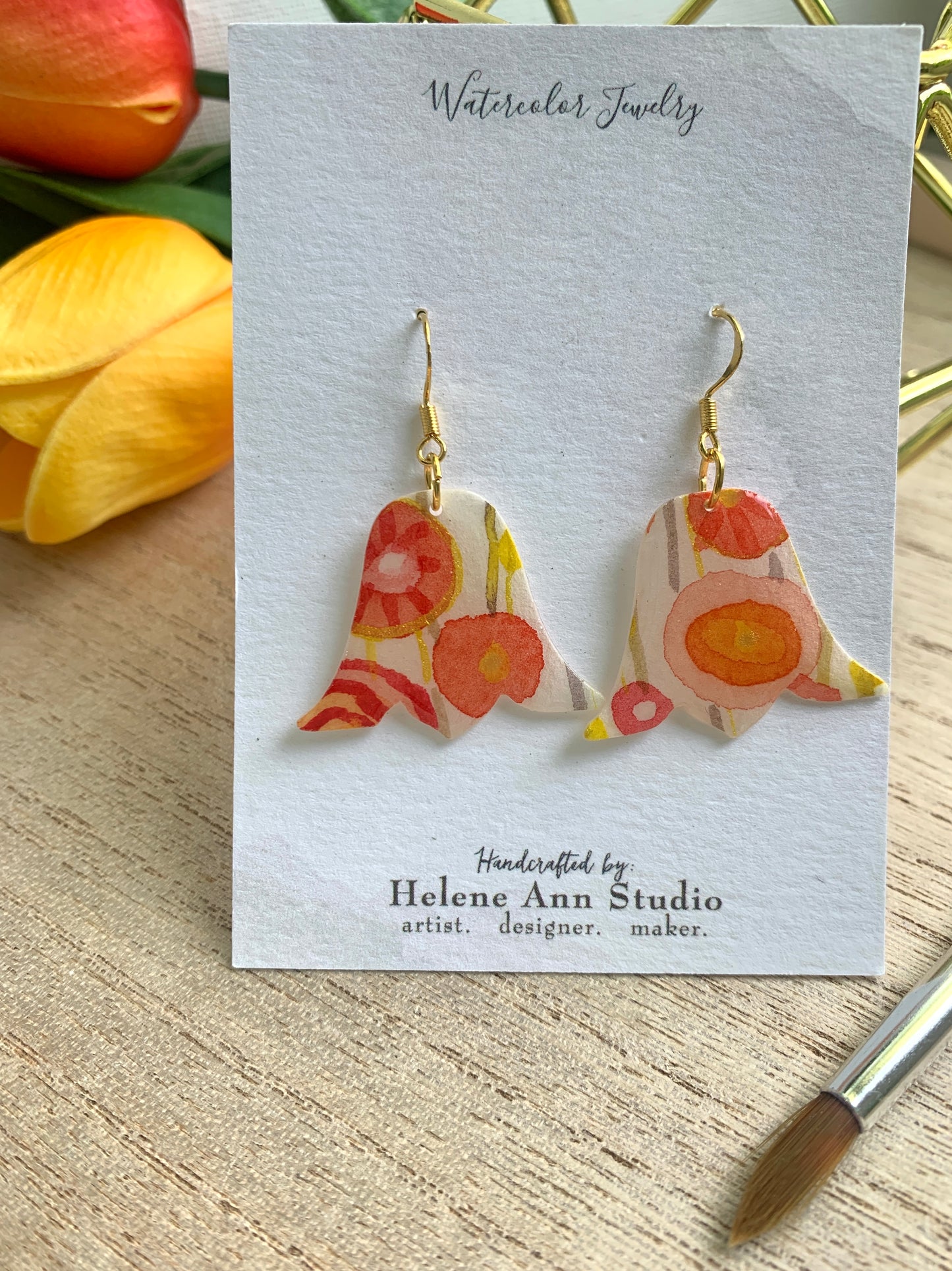 Sun-Kissed Collection: Tulip Dangles