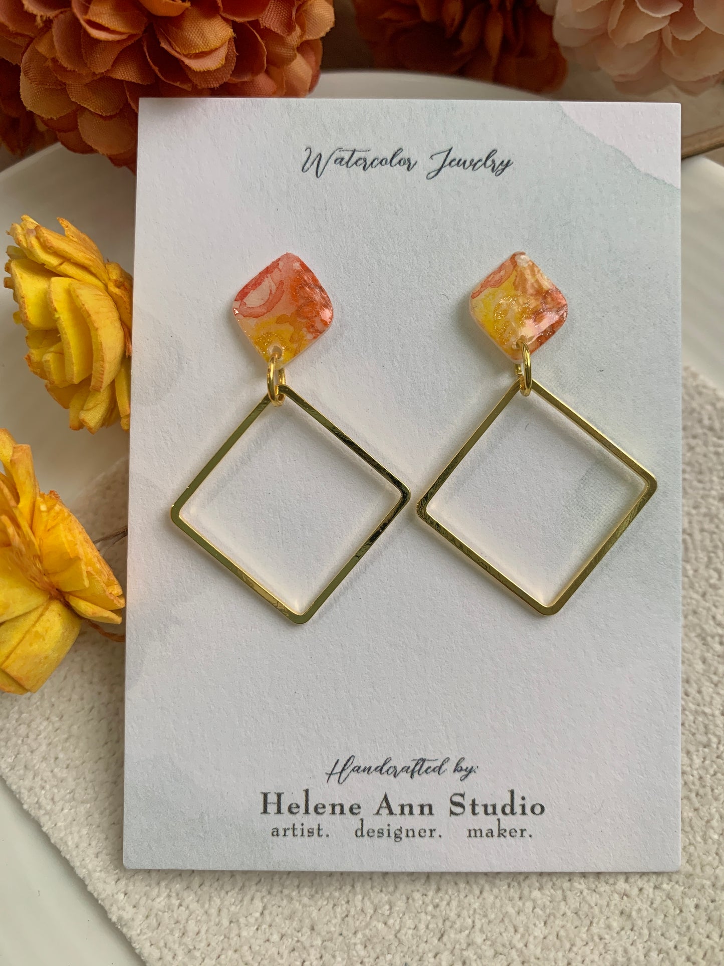 Fall in Bloom Collection: Diamond Dangles
