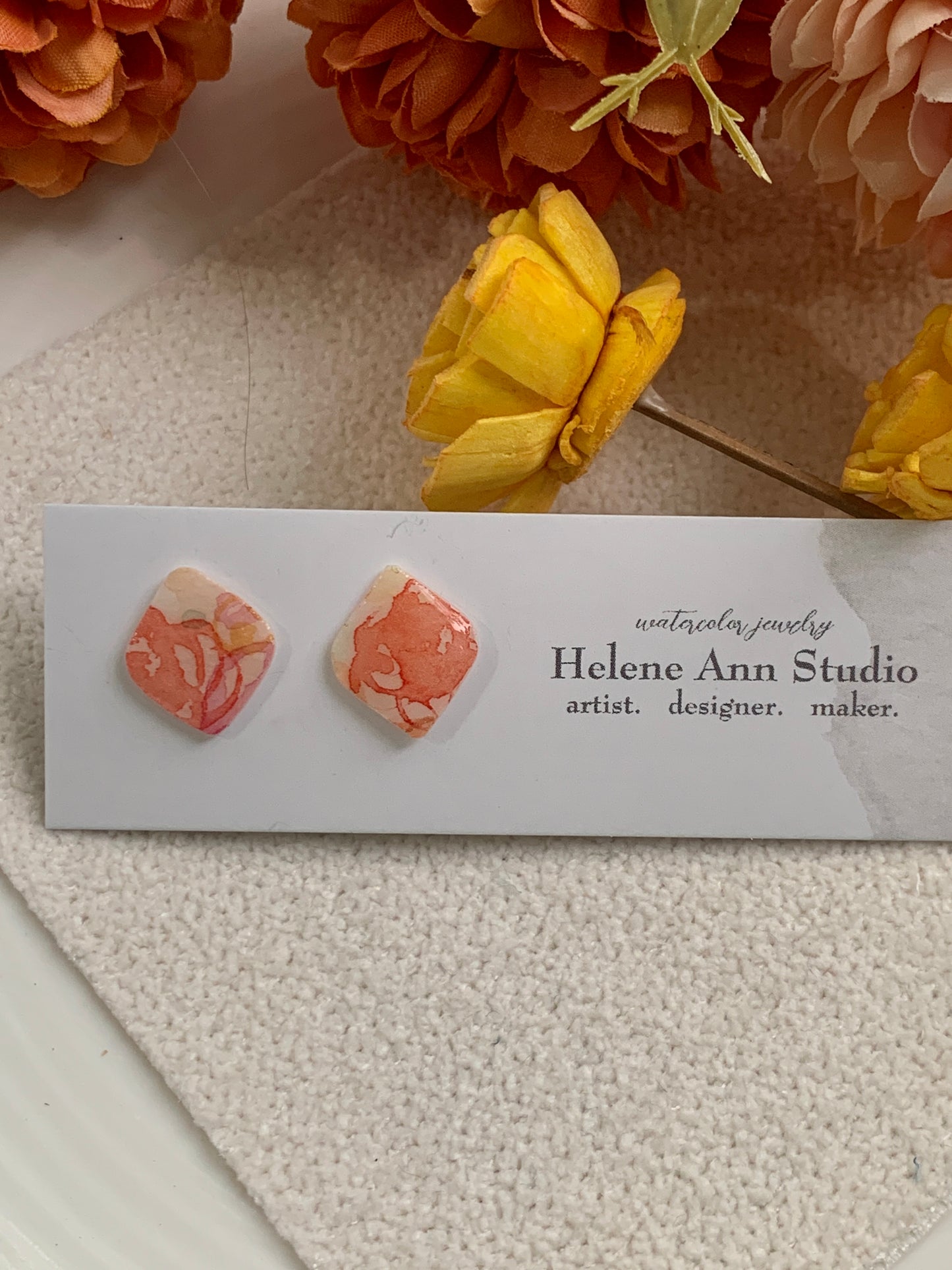 Fall in Bloom Collection: Diamond Buttons