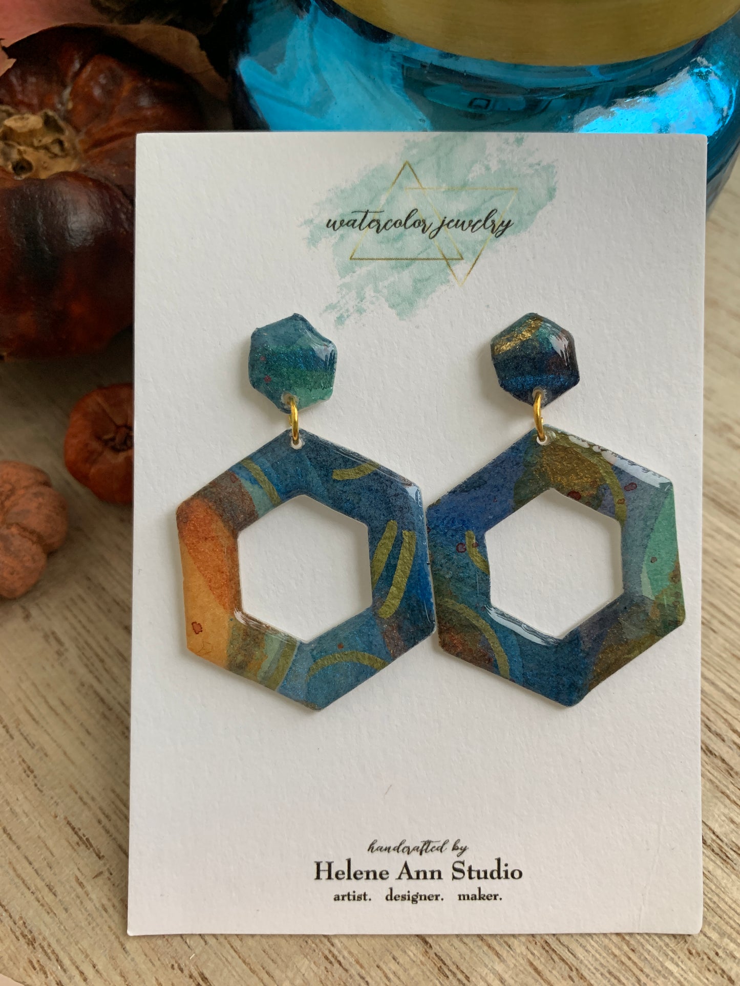 Autumn Dusk Collection: Hexagon Donuts