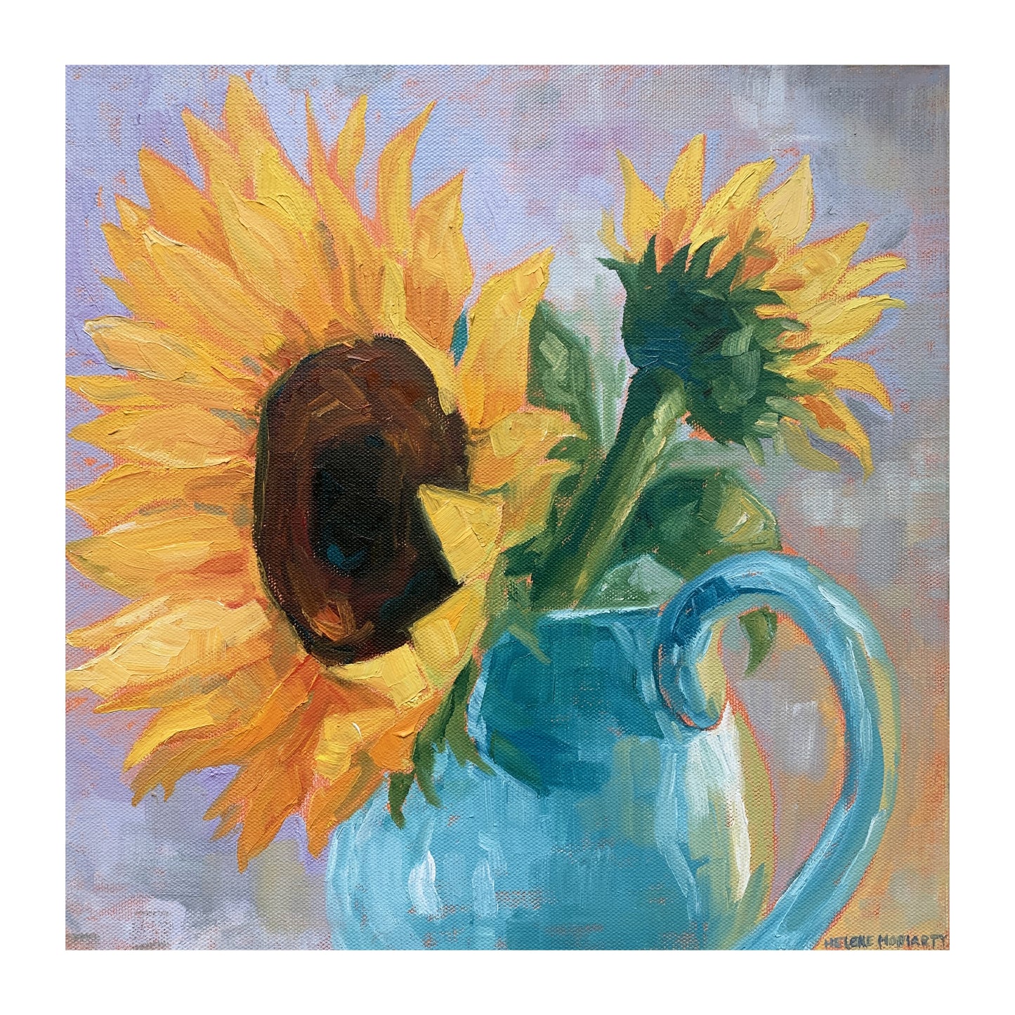 'Sunflowers': Fine Art Giclee Print from Original Oil Painting