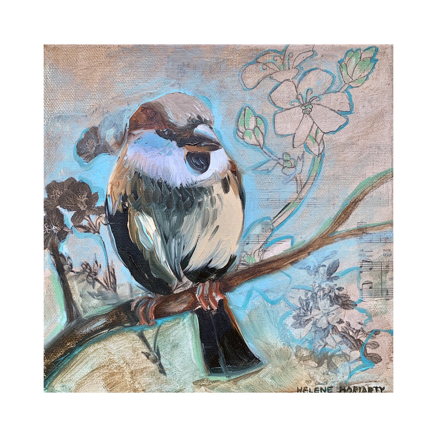 ‘Sparrow’: Fine Giclee Art Print from Original Oil Painting