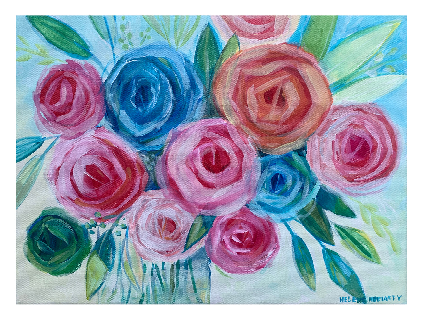 ‘Sweethearts’: Original Acrylic Painting