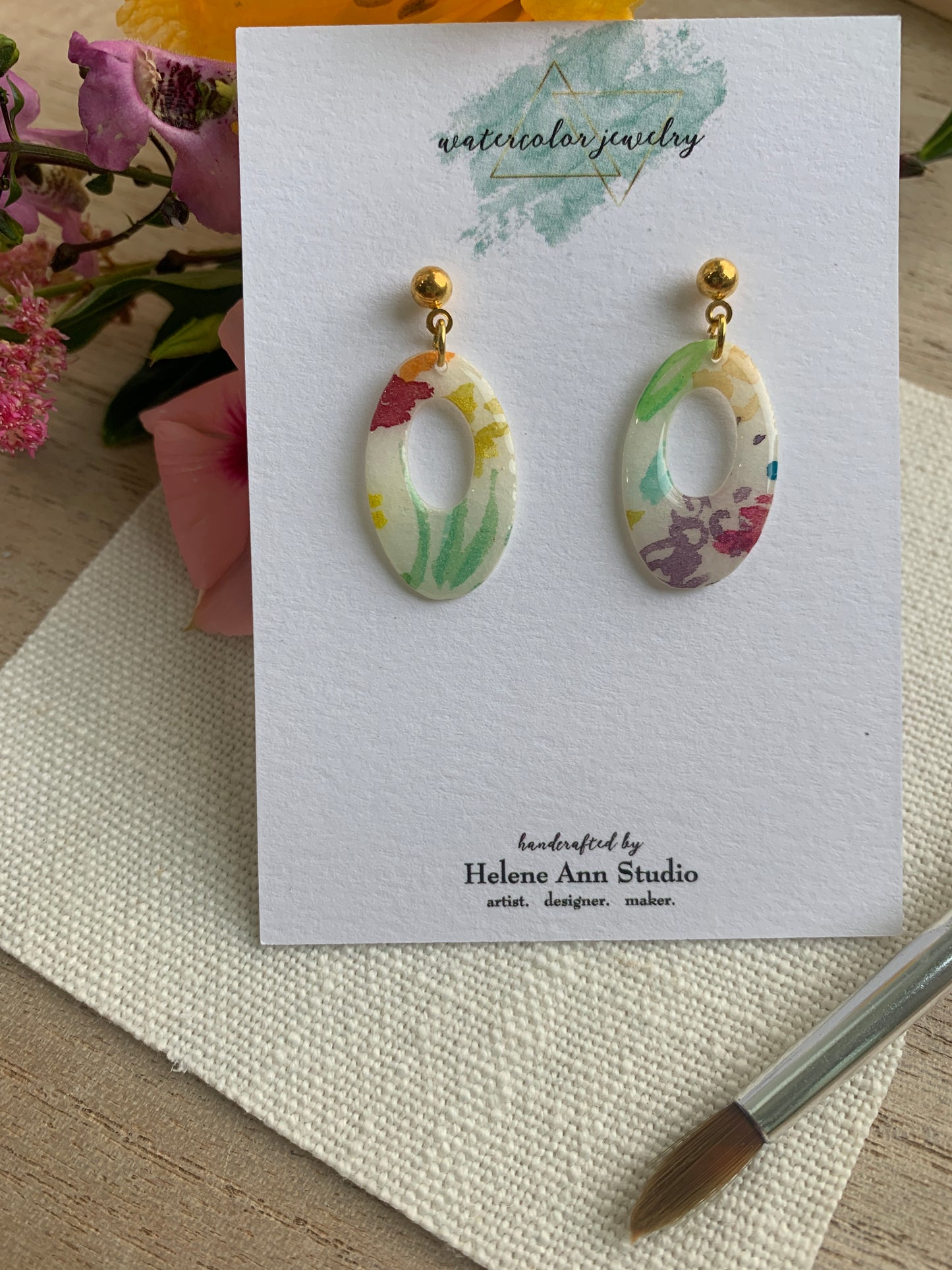 Summer Bouquet Collection: Small Donut Ovals