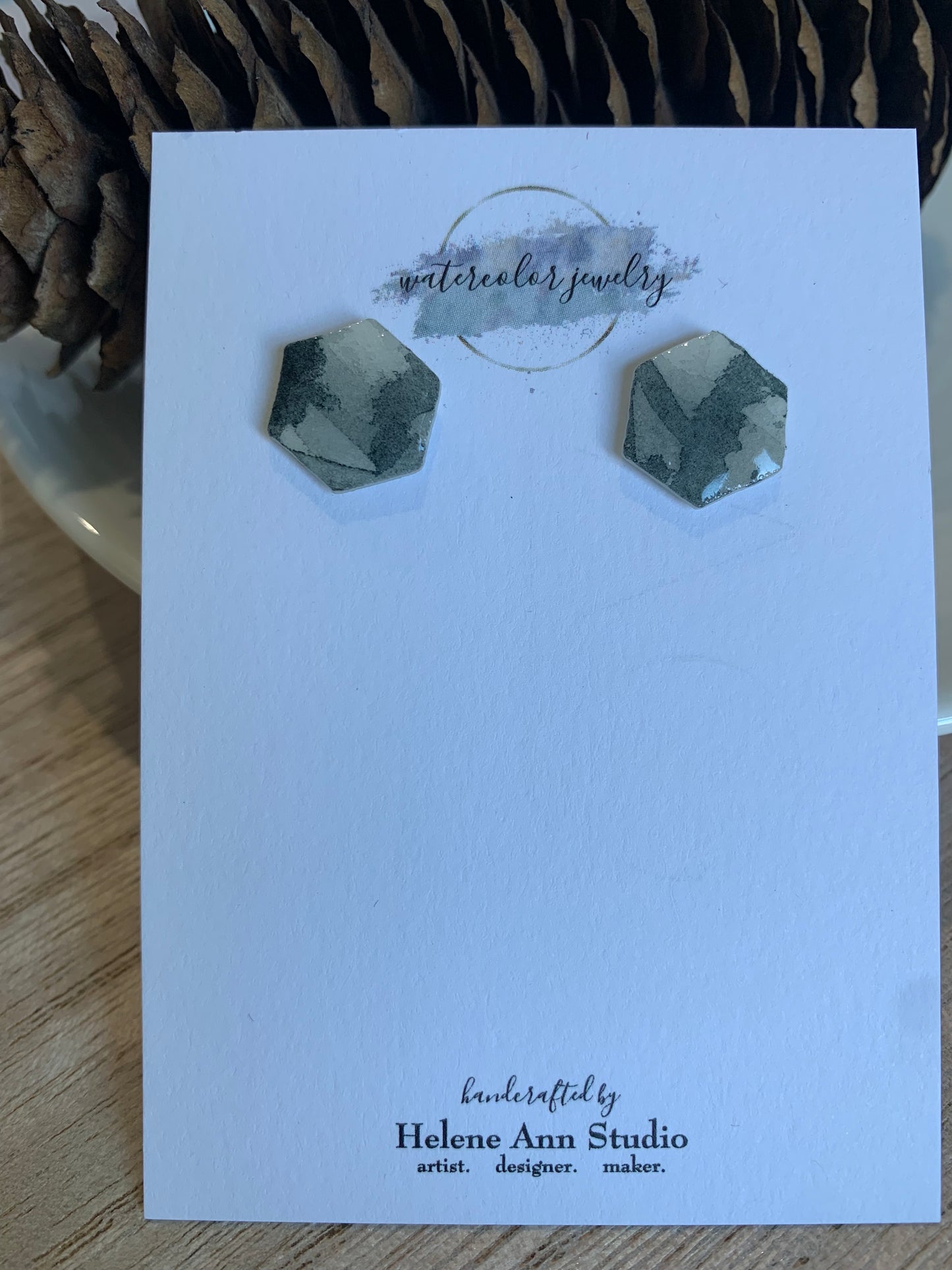 Folklore Collection: Hexagon Studs