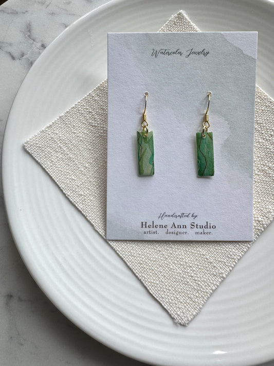 Jade Collection: Rectangle Dangles