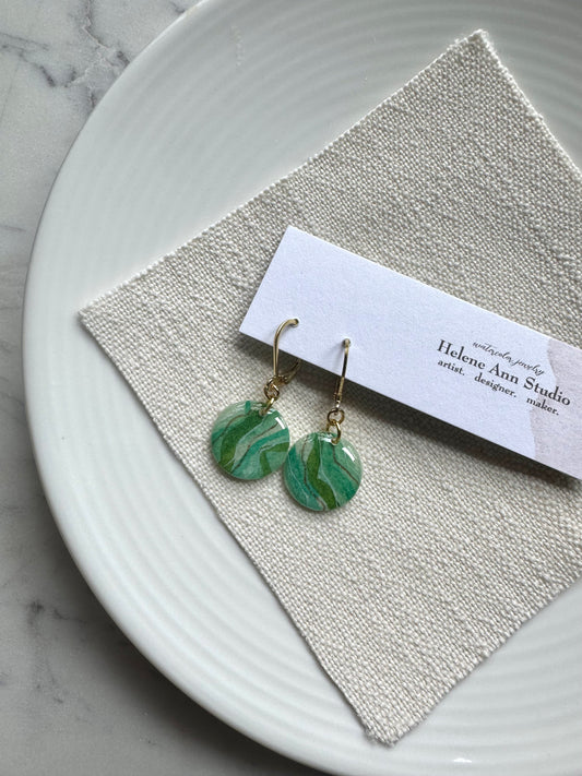 Jade Collection: Circle Dangles