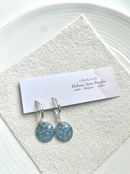 Winter's Frost Collection: Button Dangles