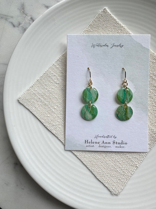 Jade Collection: Circle Dangles