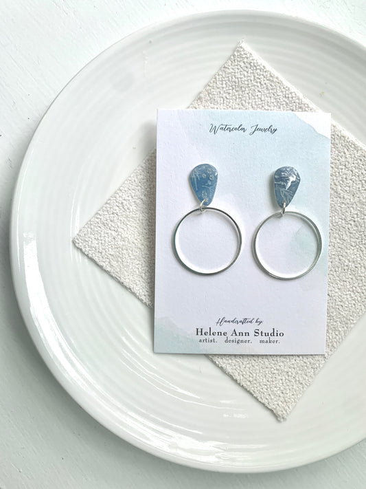 Winter's Frost Collection: Circle Dangles