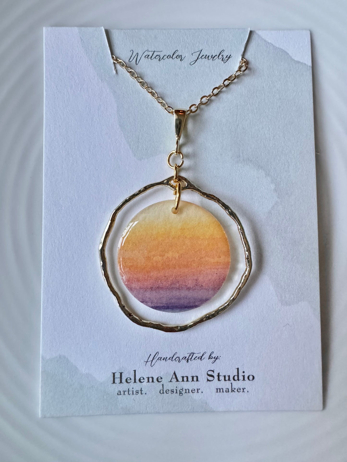 Gold Pendant Necklace