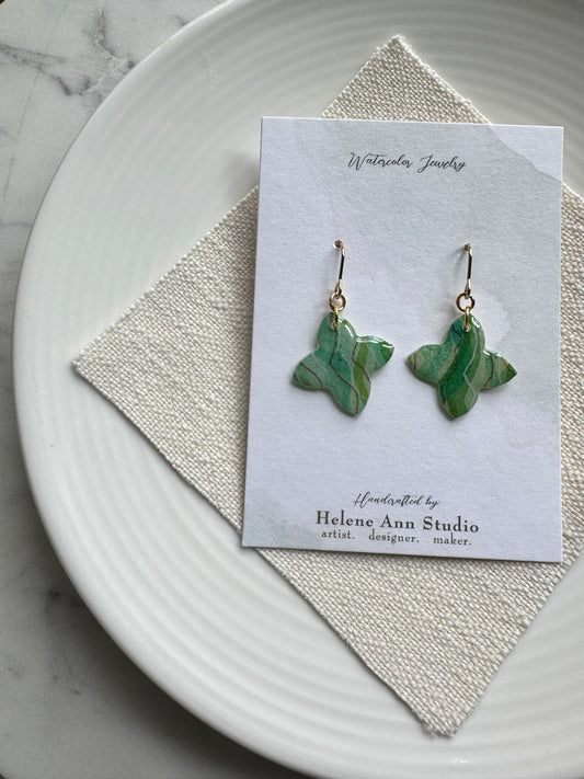 Jade Collection: Clover Dangles