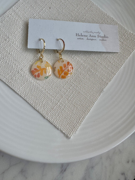 Leaves Collection: Circle Dangles