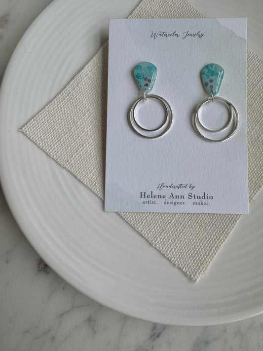 Juniper Collection: Double Circle Dangles