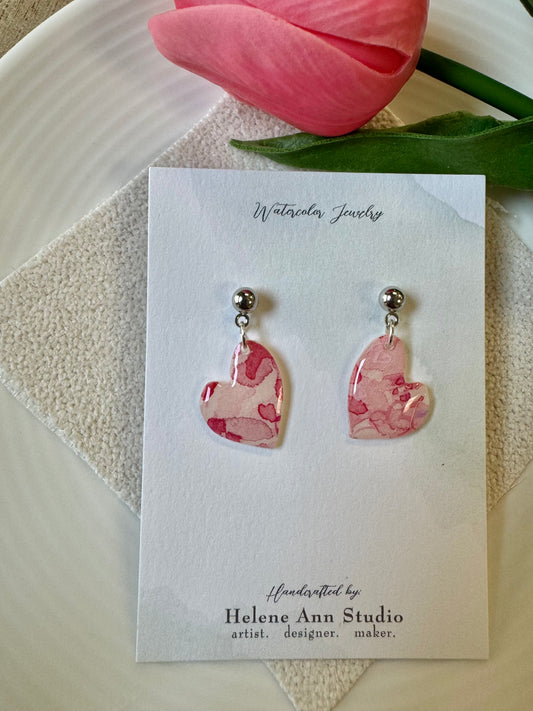 Pretty in Pink Collection: Heart Dangles