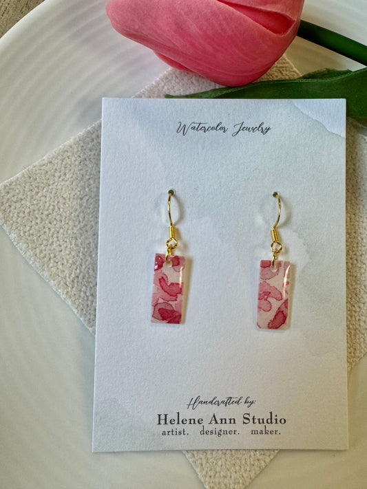 Pretty in Pink Collection: Dangle Rectangles