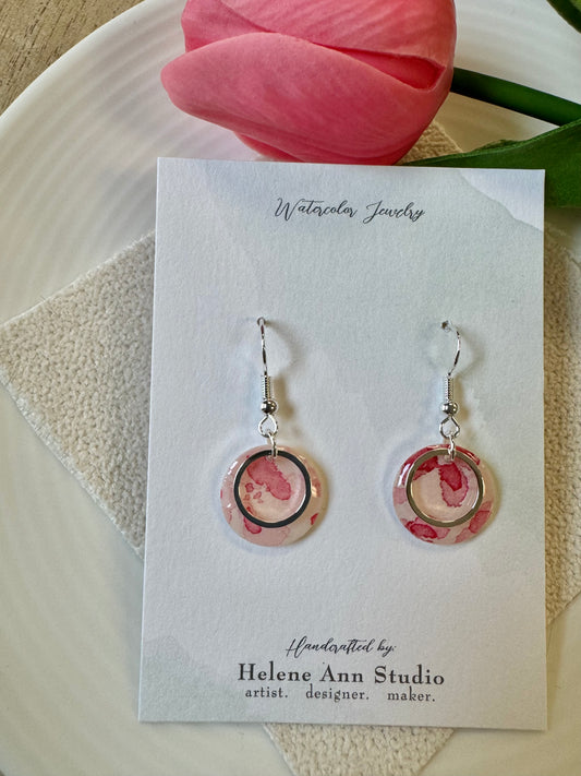 Pretty in Pink Collection: Dangle Circles