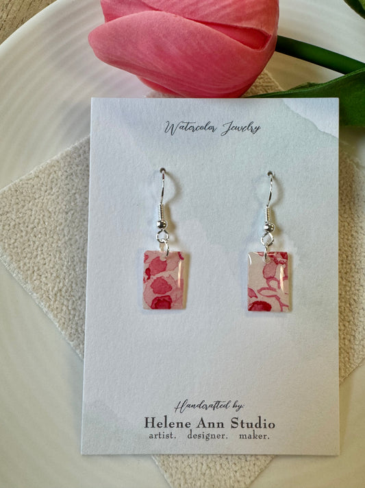 Pretty in Pink Collection: Dangle Rectangles