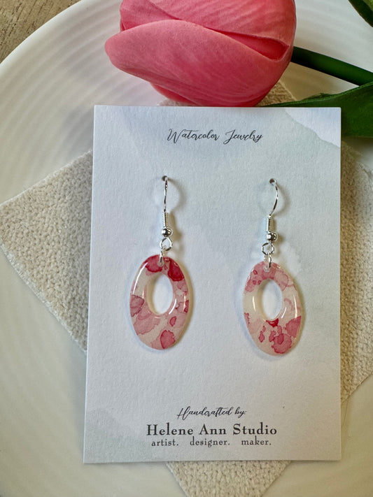 Pretty in Pink Collection: Dangle Oval Donuts