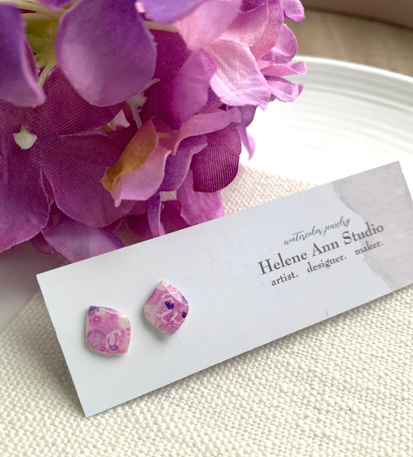 Hydrangea Collection: Diamond Buttons