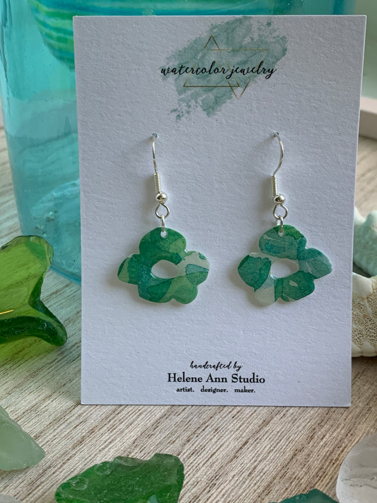Sea Glass Collection: Dangle Flowers