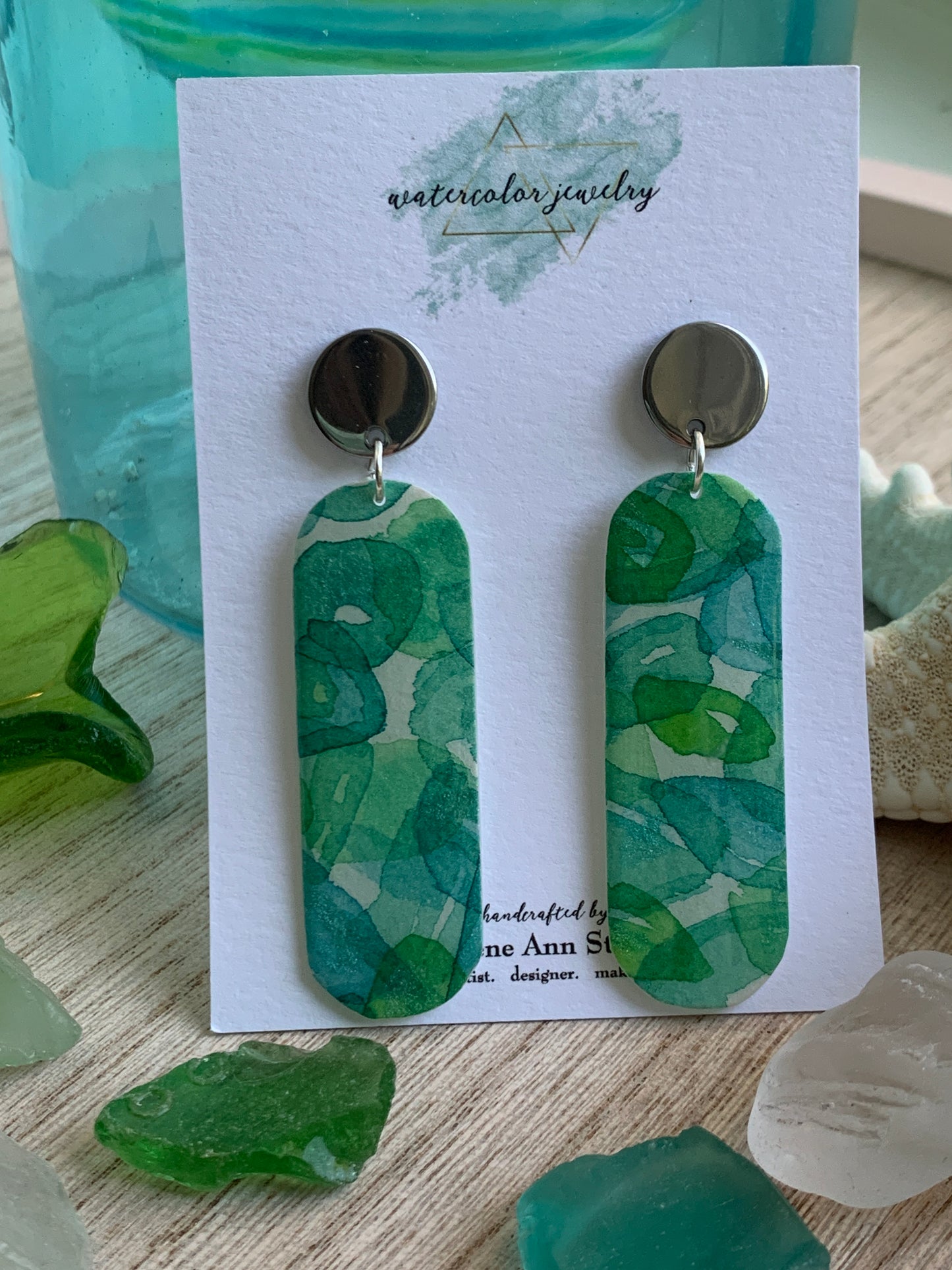 Sea Glass Collection: Long Ovals