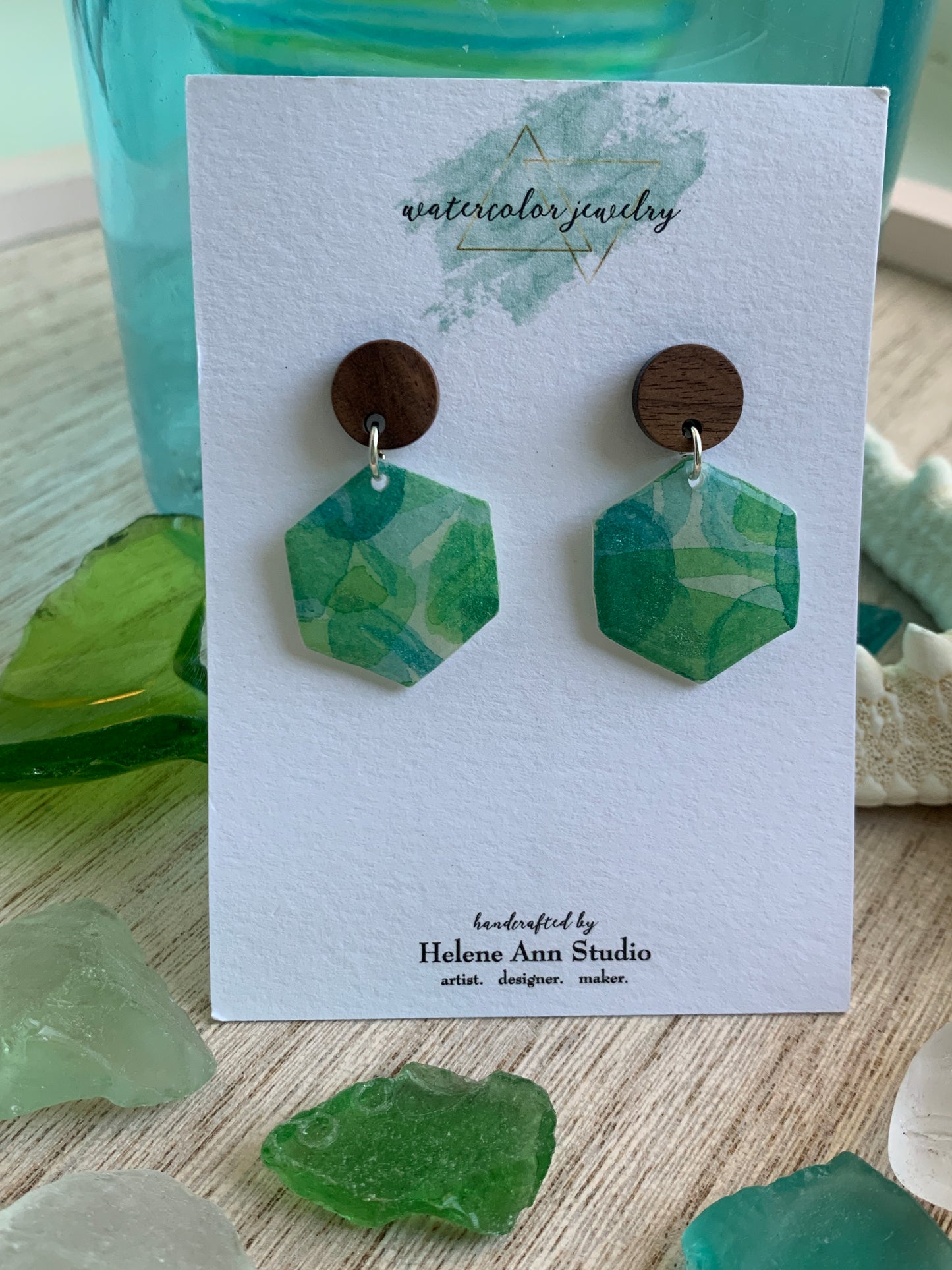 Sea Glass Collection: Hexagons