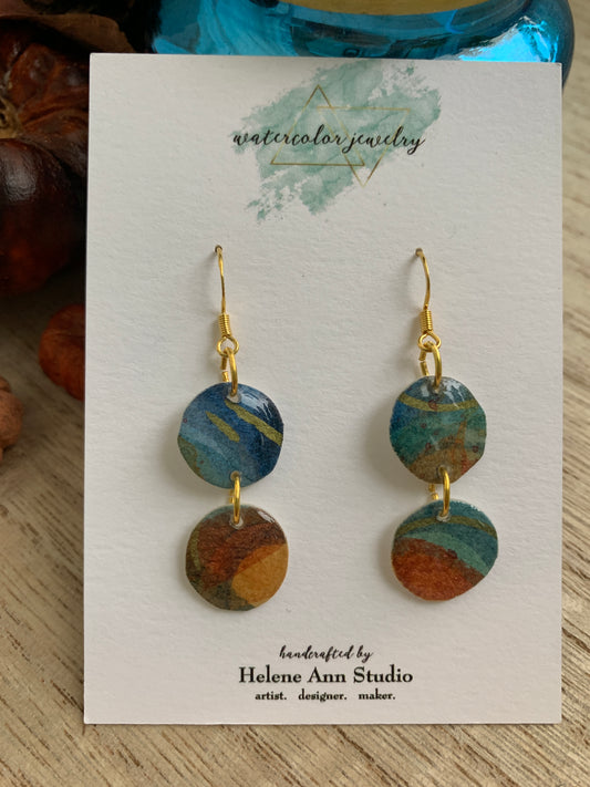 Autumn Dusk Collection: Button Dangles