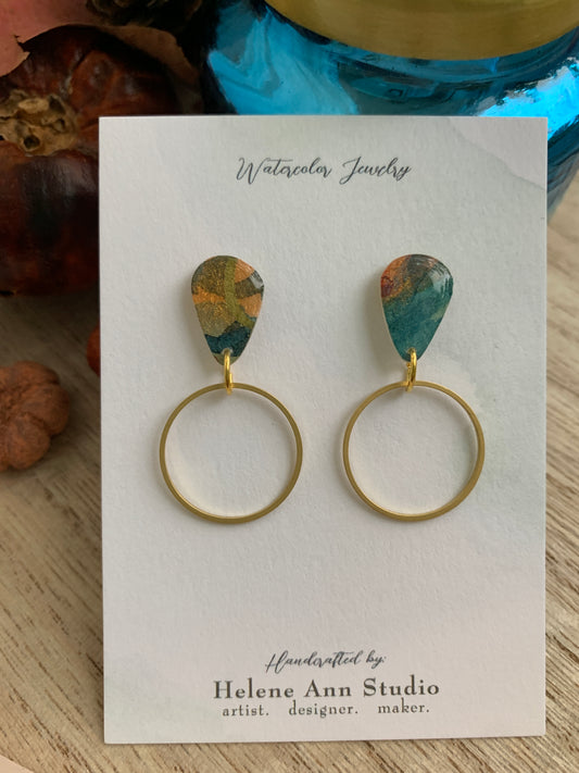 Autumn Dusk Collection: Circle Dangles