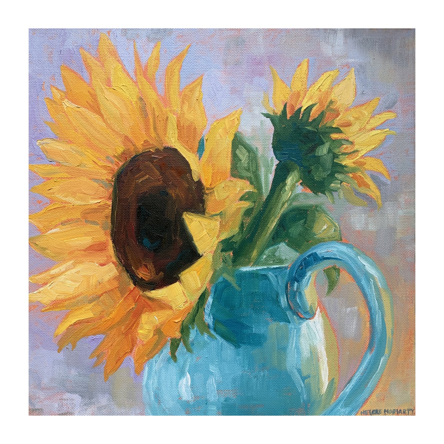 'Sunflowers': Fine Giclee Art Print from Original Oil Painting